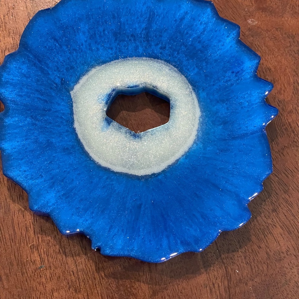 Handmade Geode Design Resin Coasters